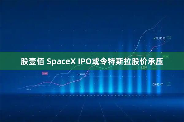 股壹佰 SpaceX IPO或令特斯拉股价承压