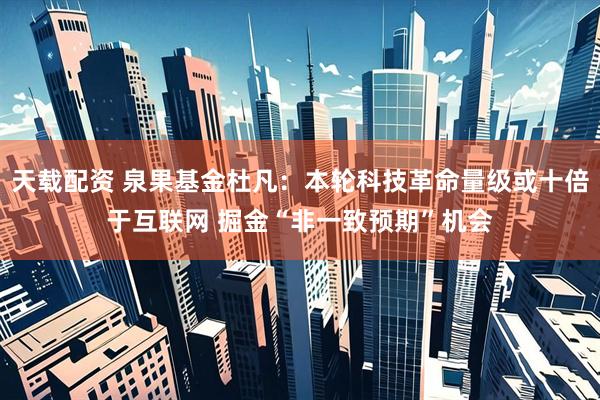 天载配资 泉果基金杜凡：本轮科技革命量级或十倍于互联网 掘金“非一致预期”机会