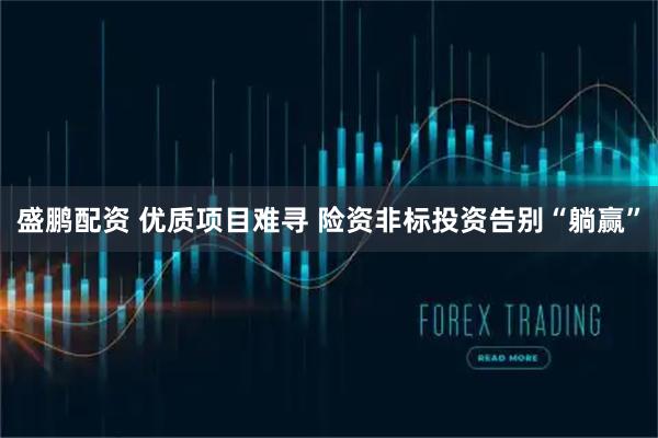 盛鹏配资 优质项目难寻 险资非标投资告别“躺赢”