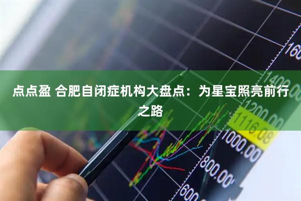 点点盈 合肥自闭症机构大盘点:为星宝照亮前行之路